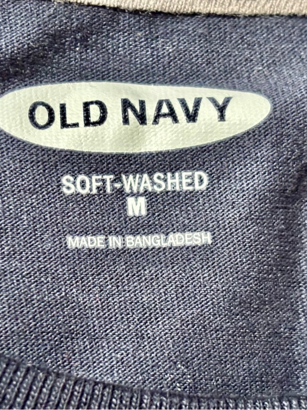NWT Old Navy Dark Blue Short-Sleeve Tee with Small Anchor - Picture 6 of 9